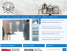 Tablet Screenshot of diocesedeoeiras.org